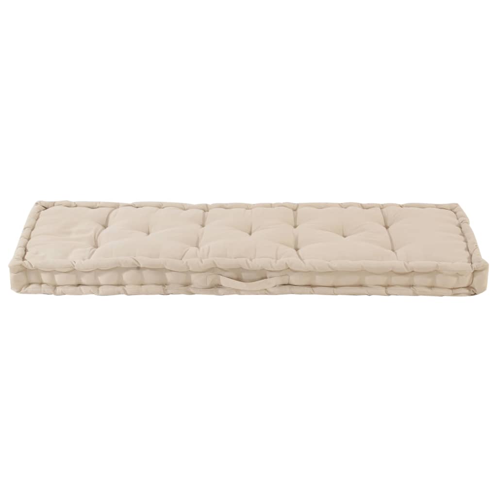 8719883820002_g_en_hd_2 vidaXL Pallet Floor Cushion Cotton 120x40x7 cm Beige - Image 3