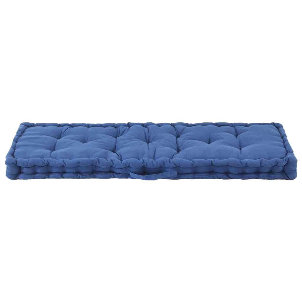8719883820088_g_en_hd_2 vidaXL Pallet Floor Cushion Cotton 120x40x7 cm Light Blue - Image 3