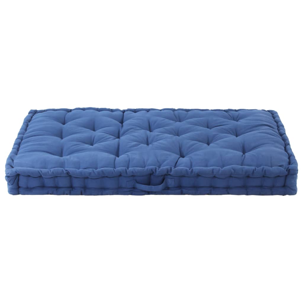 8719883820095_g_en_hd_2 vidaXL Pallet Floor Cushion Cotton 120x80x10 cm Light Blue - Image 3