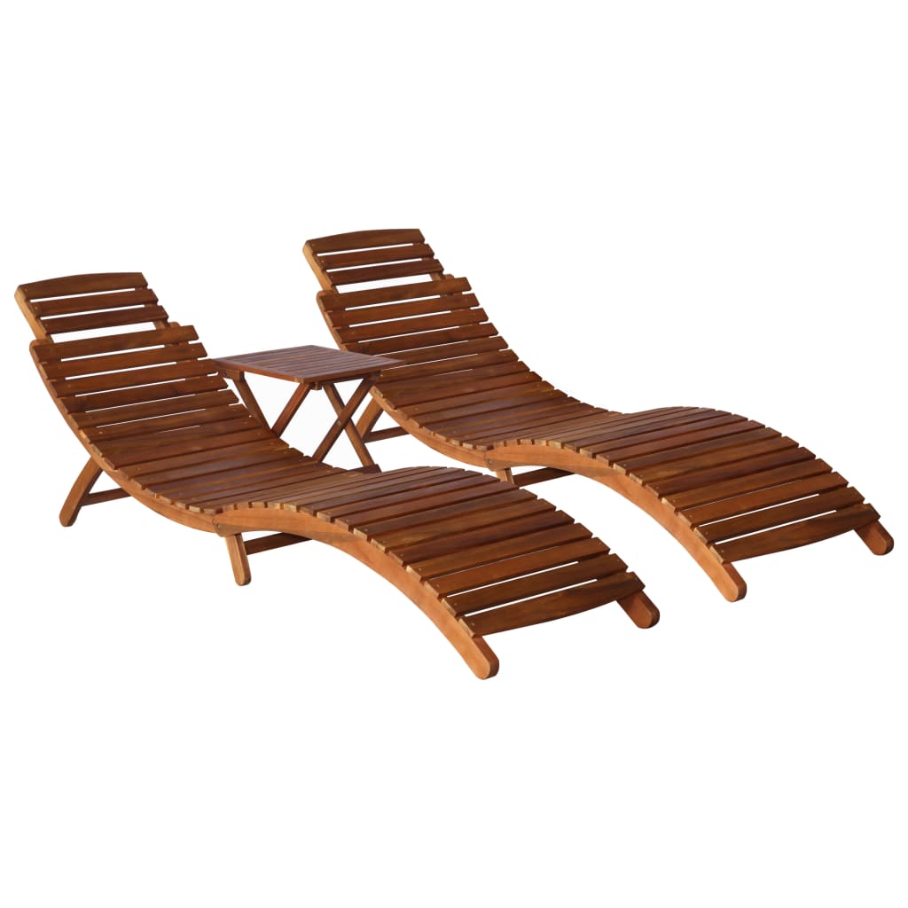 8719883820415_a_en_hd_1 vidaXL 3 Piece Sunlounger with Tea Table Solid Wood Acacia - Image 1