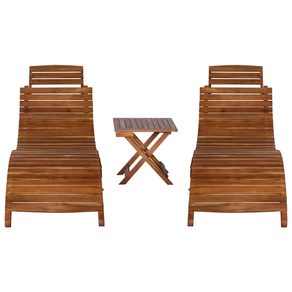 8719883820415_g_en_hd_1 vidaXL 3 Piece Sunlounger with Tea Table Solid Wood Acacia - Image 2