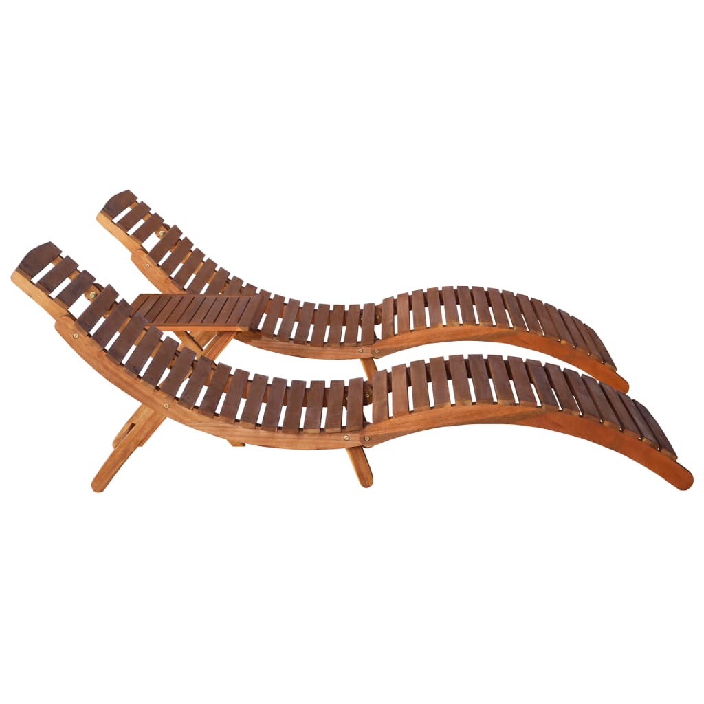 8719883820415_g_en_hd_2 vidaXL 3 Piece Sunlounger with Tea Table Solid Wood Acacia - Image 3