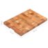 vidaXL Chopping Board 50x34x3.8 cm Solid Acacia Wood - Image 7