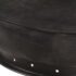 vidaXL Bar Stools 2 pcs Black Real Goat Leather - Image 7