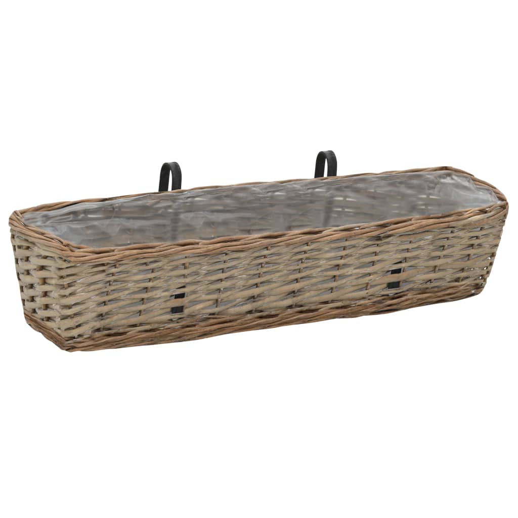 8719883824215_g_en_hd_1 vidaXL Balcony Planter 2 pcs Wicker with PE Lining 80 cm - Image 2