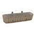 vidaXL Balcony Planter 2 pcs Wicker with PE Lining 80 cm - Image 6
