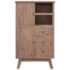 vidaXL Highboard 60x30x100 cm Solid Teak Wood - Image 2