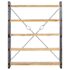 vidaXL 5-Tier Bookcase 140x30x180 cm Solid Mango Wood - Image 2