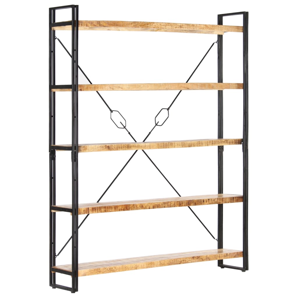 8719883826813_g_en_hd_7 vidaXL 5-Tier Bookcase 140x30x180 cm Solid Mango Wood - Image 9