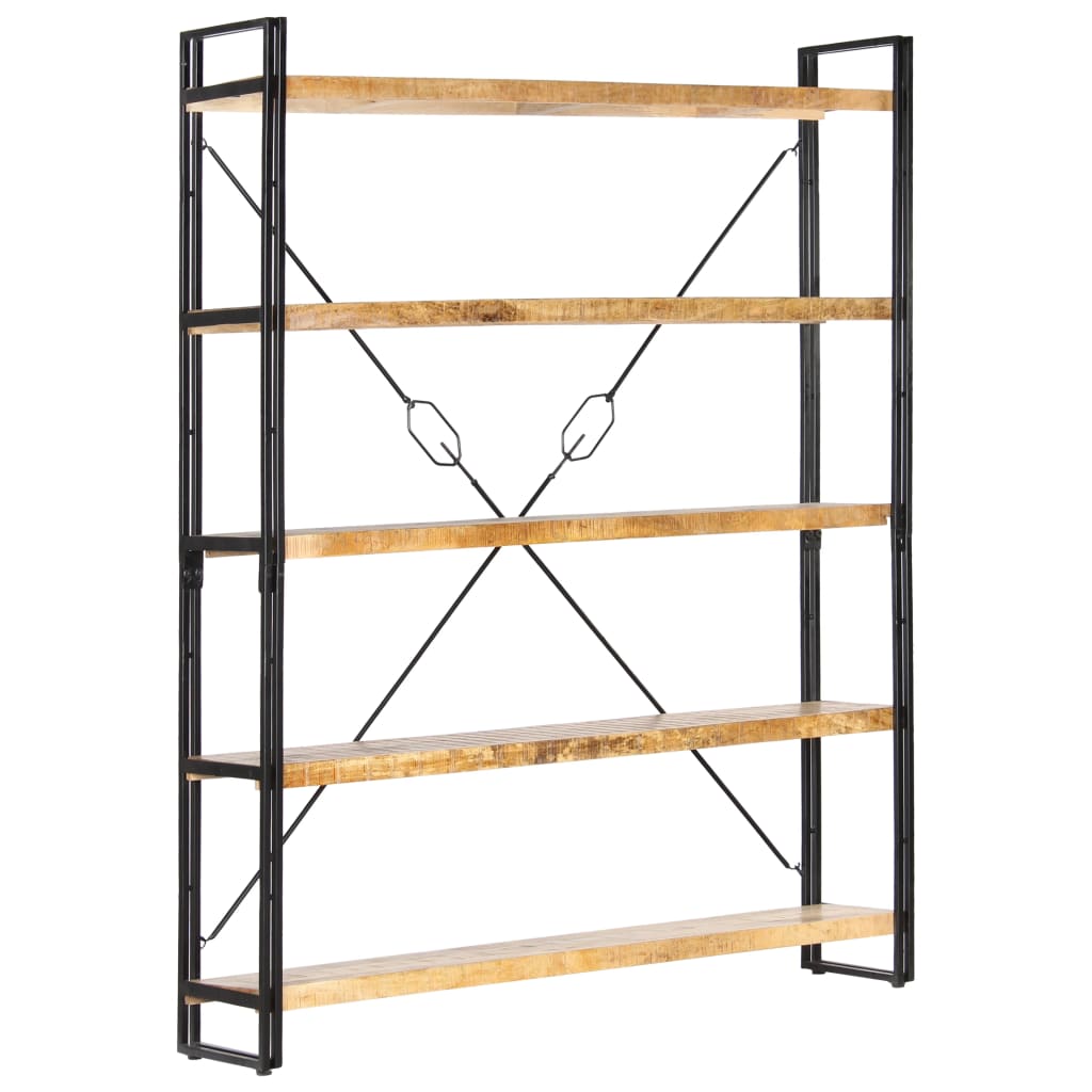 8719883826813_g_en_hd_9 vidaXL 5-Tier Bookcase 140x30x180 cm Solid Mango Wood - Image 11