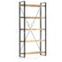 vidaXL 5-Tier Bookcase 90x30x180 cm Solid Mango Wood - Image 7