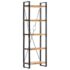 vidaXL 5-Tier Bookcase 60x30x180 cm Solid Mango Wood - Image 10
