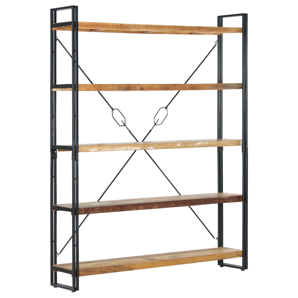 8719883826844_g_en_hd_6 vidaXL 5-Tier Bookcase 140x30x180 cm Solid Reclaimed Wood - Image 8