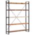 vidaXL 5-Tier Bookcase 140x30x180 cm Solid Reclaimed Wood - Image 9