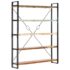 vidaXL 5-Tier Bookcase 140x30x180 cm Solid Reclaimed Wood - Image 11