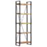 vidaXL 5-Tier Bookcase 60x30x180 cm Solid Reclaimed Wood