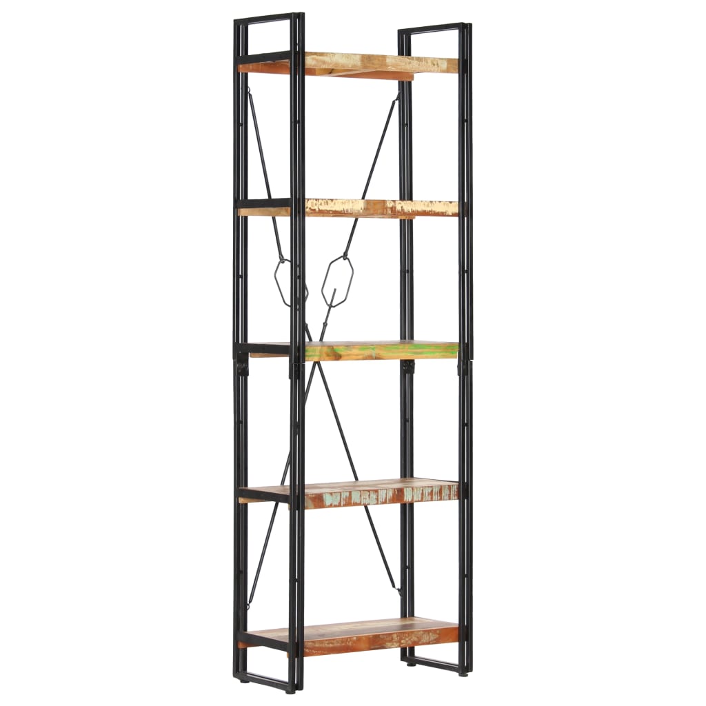 8719883826868_a_en_hd_1 vidaXL 5-Tier Bookcase 60x30x180 cm Solid Reclaimed Wood - Image 1