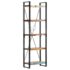 vidaXL 5-Tier Bookcase 60x30x180 cm Solid Reclaimed Wood - Image 8