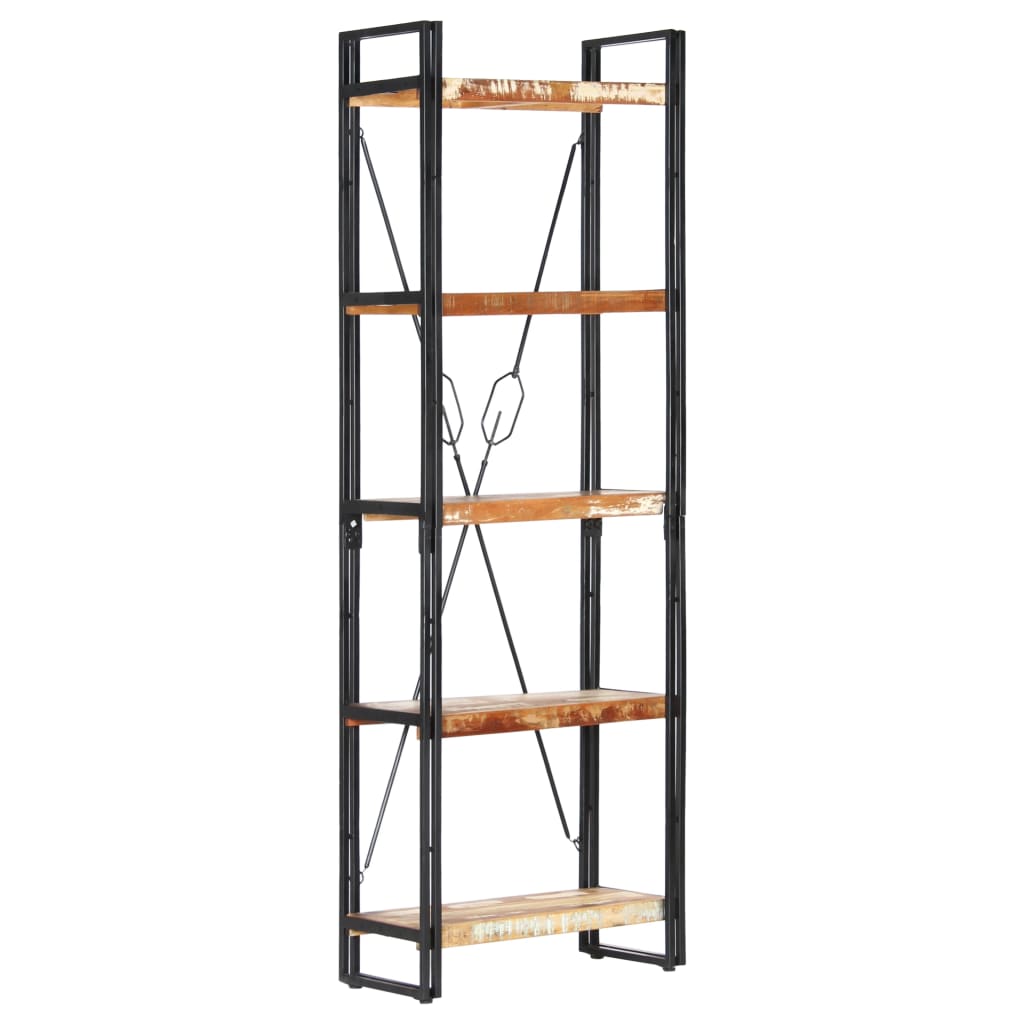 8719883826868_g_en_hd_8 vidaXL 5-Tier Bookcase 60x30x180 cm Solid Reclaimed Wood - Image 10