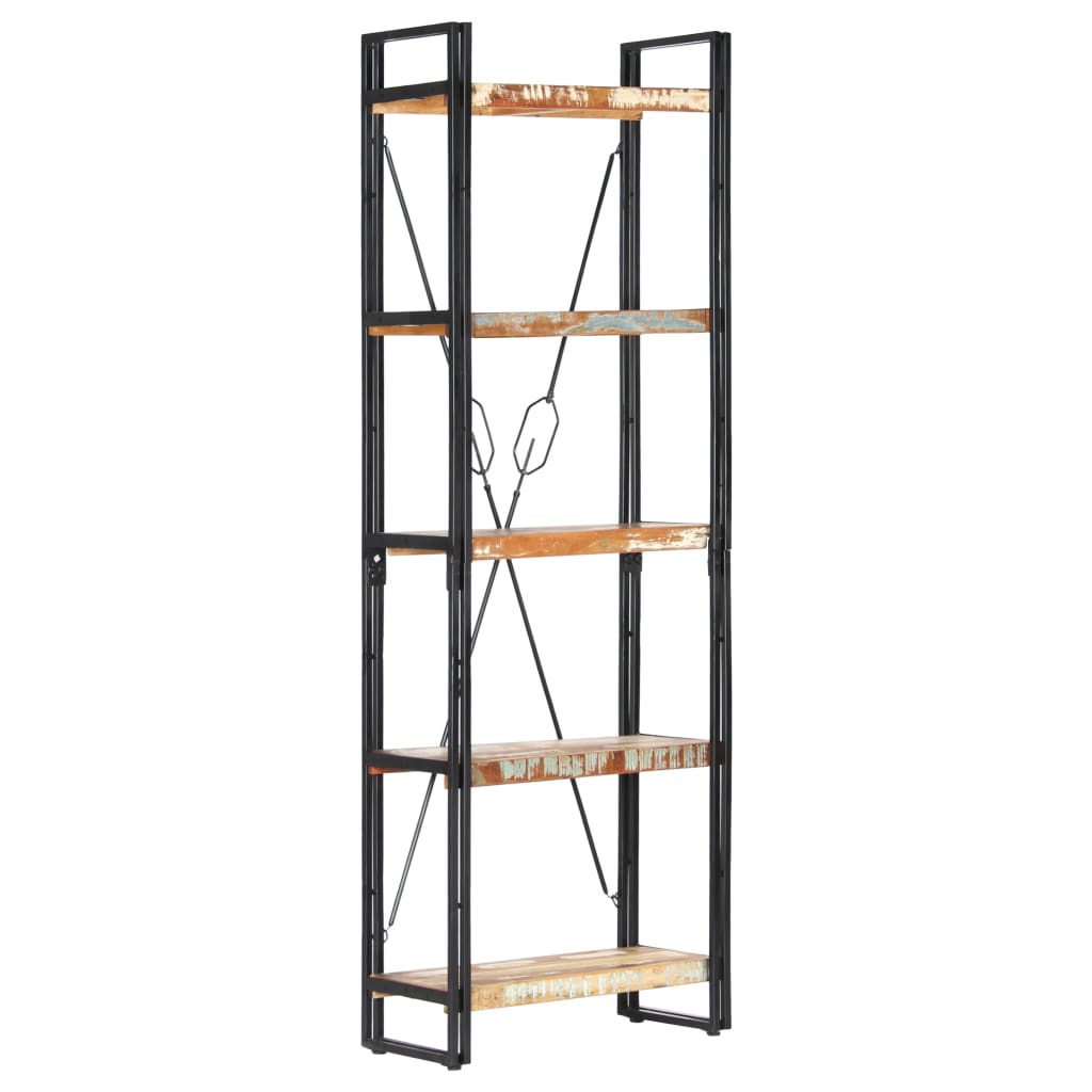 8719883826868_g_en_hd_9 vidaXL 5-Tier Bookcase 60x30x180 cm Solid Reclaimed Wood - Image 11