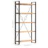 vidaXL 5-Tier Bookcase 90x30x180 cm Solid Acacia Wood - Image 7