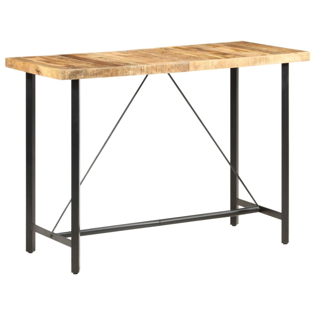 8719883827117_a_en_hd_1 vidaXL Bar table 150x70x107 cm Rough Mango Wood - Image 1