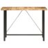 vidaXL Bar table 150x70x107 cm Rough Mango Wood - Image 2