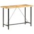 vidaXL Bar table 150x70x107 cm Rough Mango Wood - Image 11