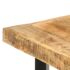 vidaXL Bar table 150x70x107 cm Rough Mango Wood - Image 5