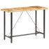 vidaXL Bar table 150x70x107 cm Rough Mango Wood - Image 8