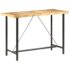 vidaXL Bar table 150x70x107 cm Rough Mango Wood - Image 9