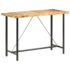 vidaXL Bar table 150x70x107 cm Rough Mango Wood - Image 10