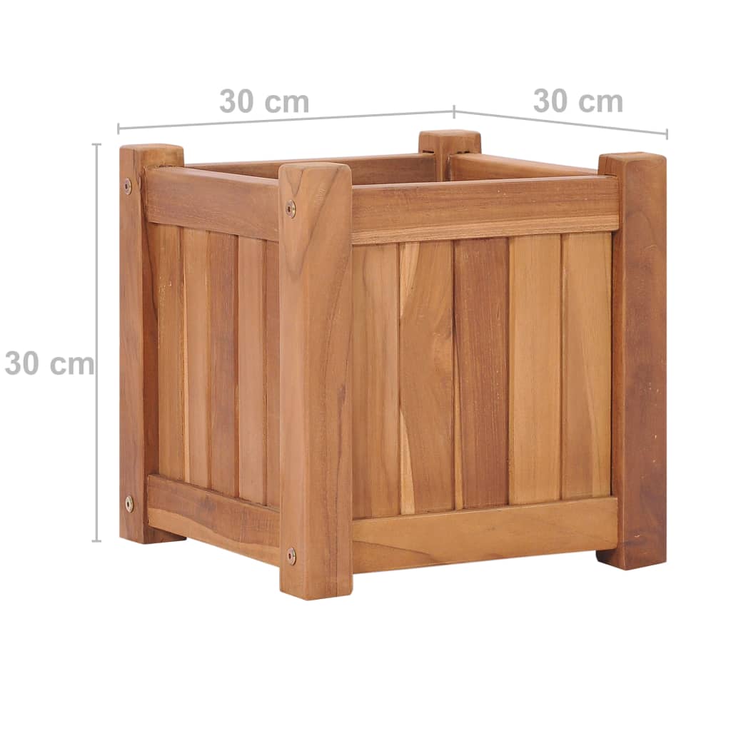 8719883827322_g_en_hd_7 vidaXL Raised Bed 30x30x30 cm Solid Teak Wood - Image 8