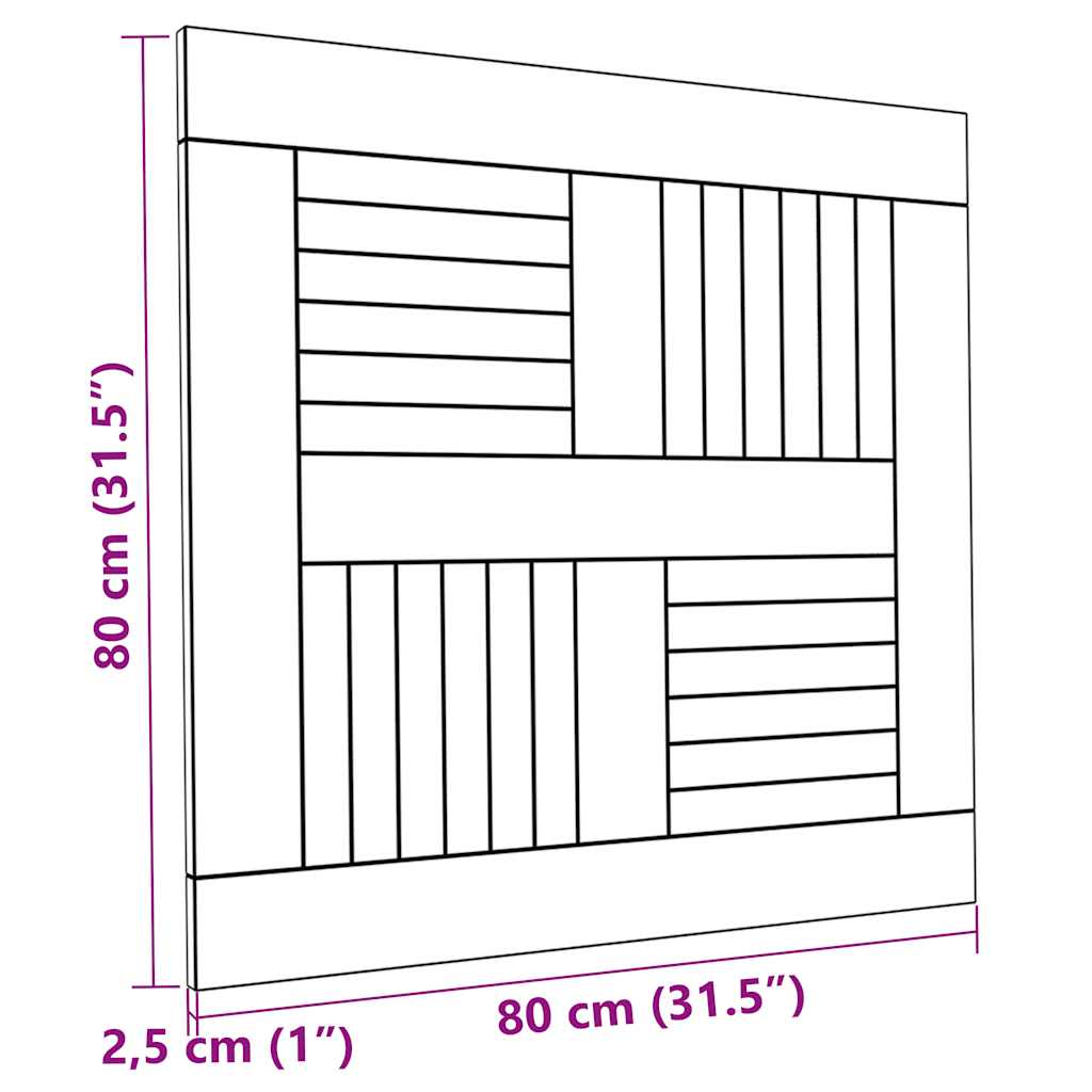 8719883827582_g_en_hd_5 vidaXL Table Top Solid Teak Wood Square 80x80x2.5 cm - Image 7