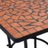 vidaXL 3 Piece Mosaic Bistro Set Ceramic Tile Terracotta - Image 10