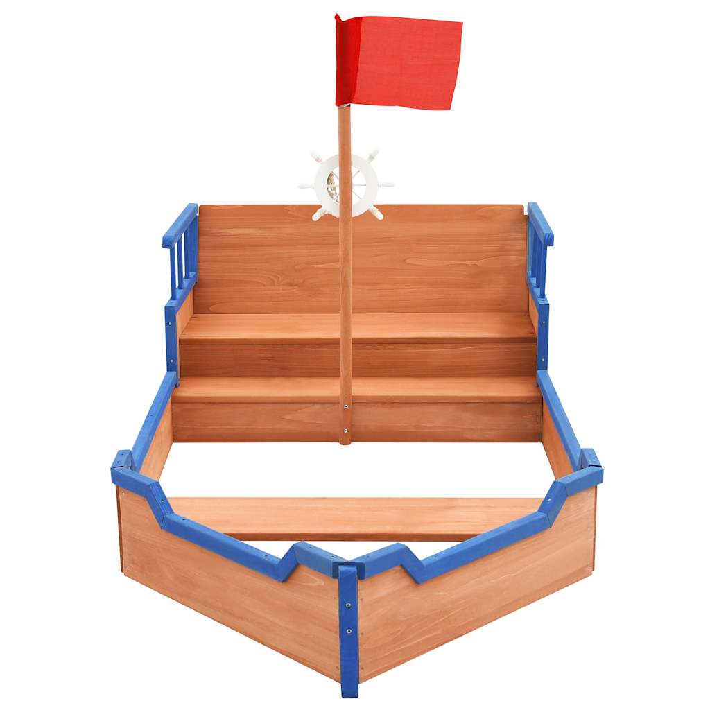 8719883829111_g_en_hd_2 vidaXL Sandbox Pirate Ship Firwood 190x94.5x101 cm - Image 3