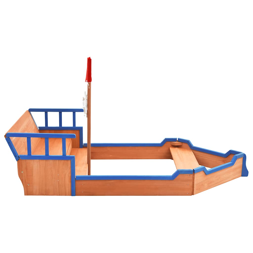 8719883829111_g_en_hd_3 vidaXL Sandbox Pirate Ship Firwood 190x94.5x101 cm - Image 4