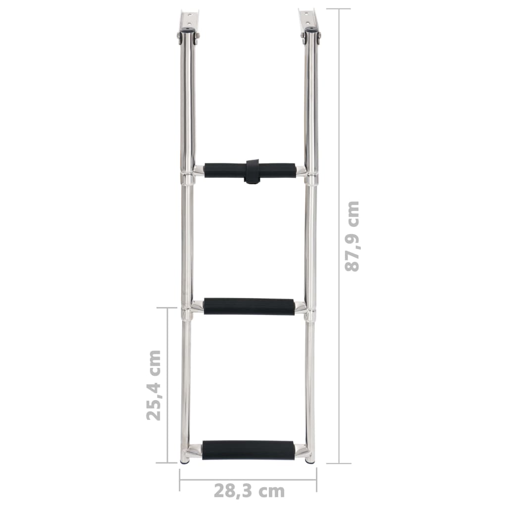 8719883830278_g_en_hd_4 vidaXL Folding Boarding Ladder 3-step Stainless Steel - Image 5