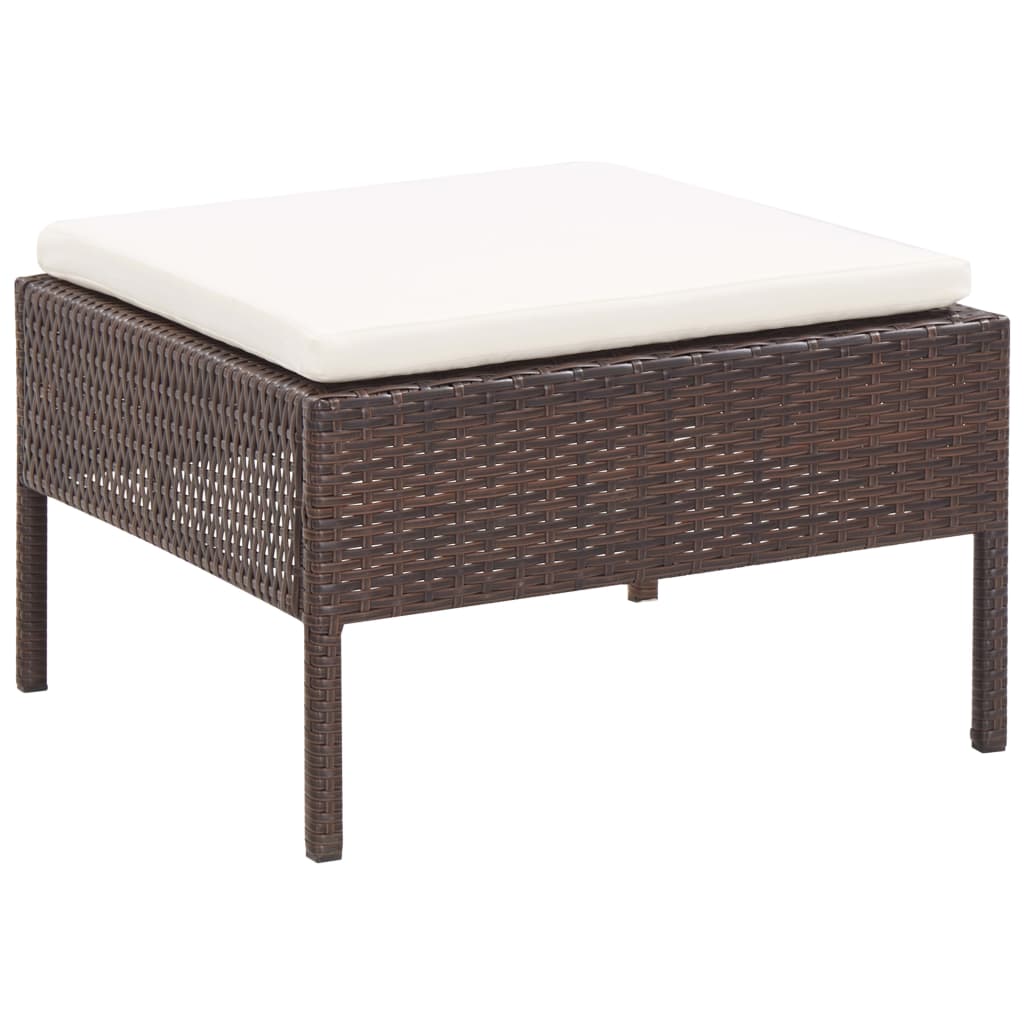 8719883832593_g_en_hd_10 3 Piece Garden Lounge Set with Cushions Poly Rattan Brown - Image 11