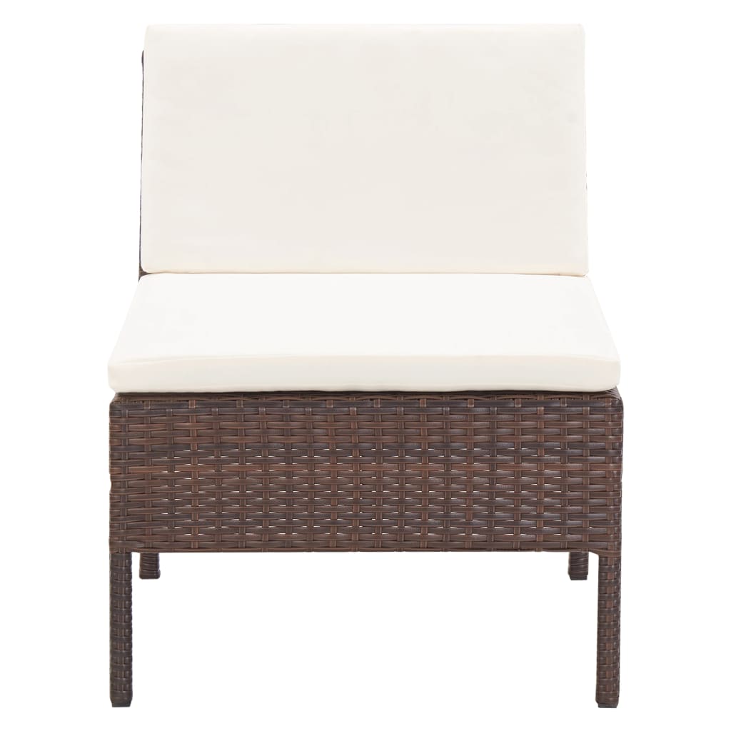 8719883832593_g_en_hd_7 3 Piece Garden Lounge Set with Cushions Poly Rattan Brown - Image 8