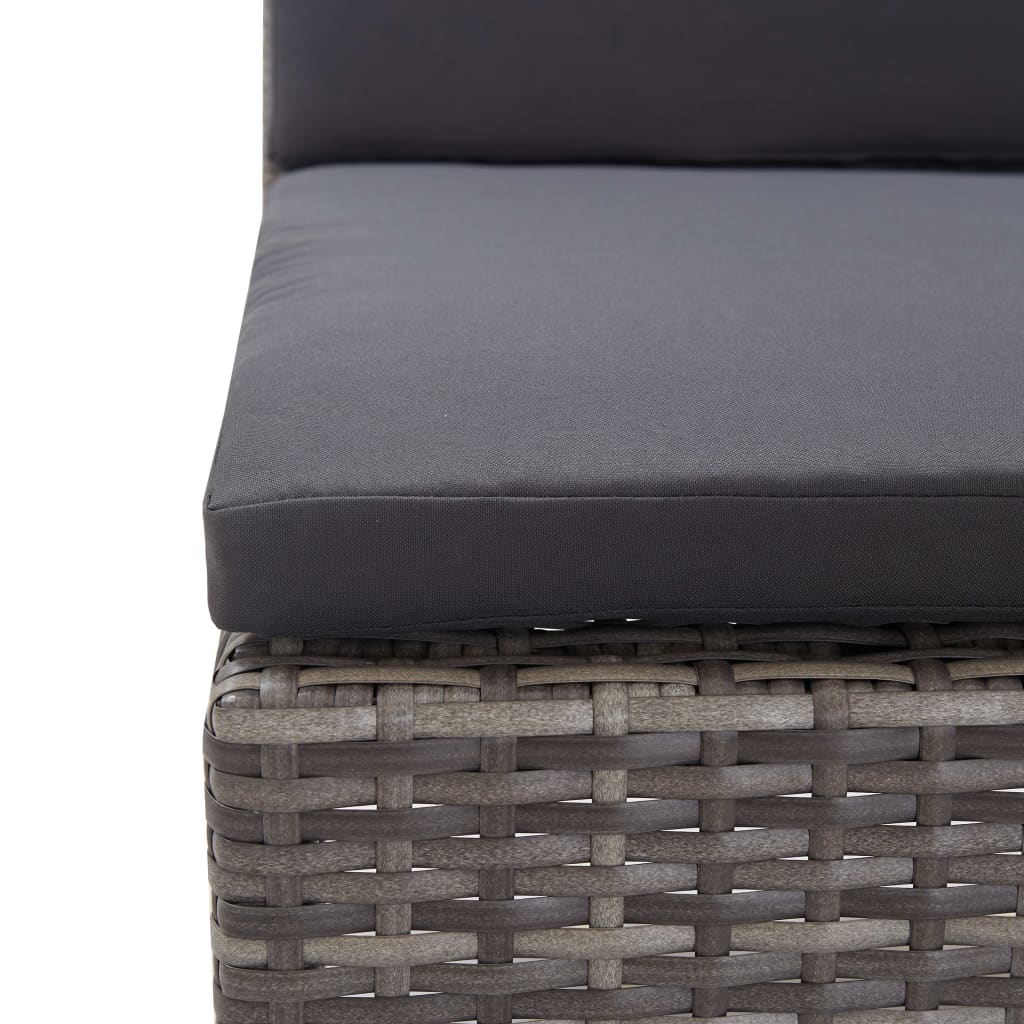8719883832623_g_en_hd_11 3 Piece Garden Lounge Set with Cushions Poly Rattan Grey - Image 12