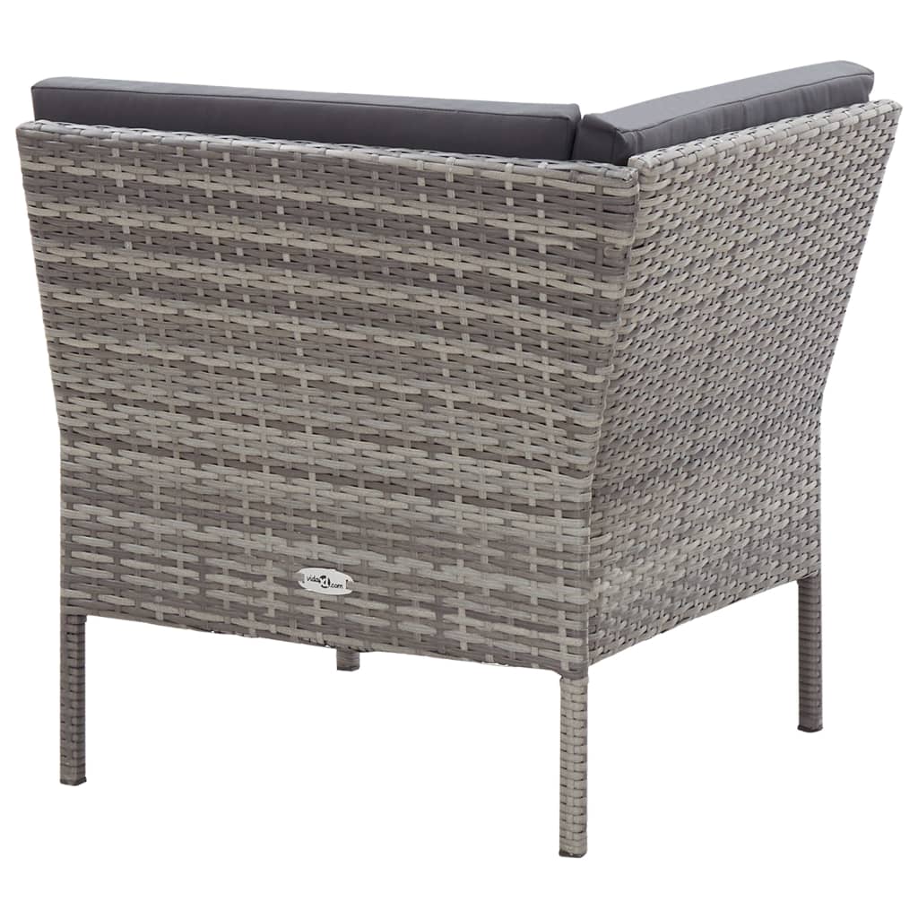 8719883832623_g_en_hd_5 3 Piece Garden Lounge Set with Cushions Poly Rattan Grey - Image 6