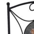 vidaXL 3 Piece Mosaic Bistro Set Ceramic Tile Orange/Grey - Image 12