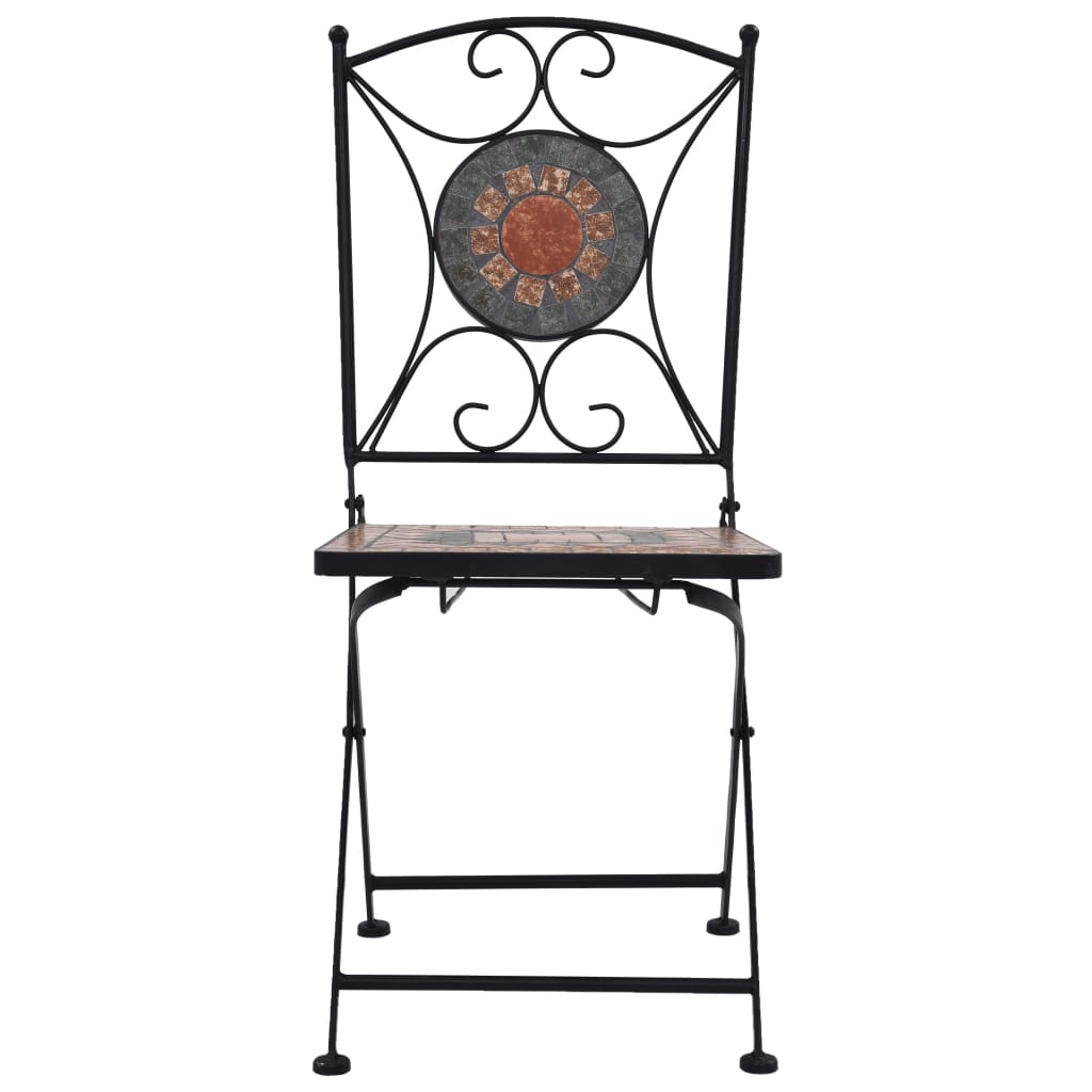 8719883833378_g_en_hd_4 vidaXL 3 Piece Mosaic Bistro Set Ceramic Tile Orange/Grey - Image 5