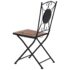 vidaXL 3 Piece Mosaic Bistro Set Ceramic Tile Orange/Grey - Image 8