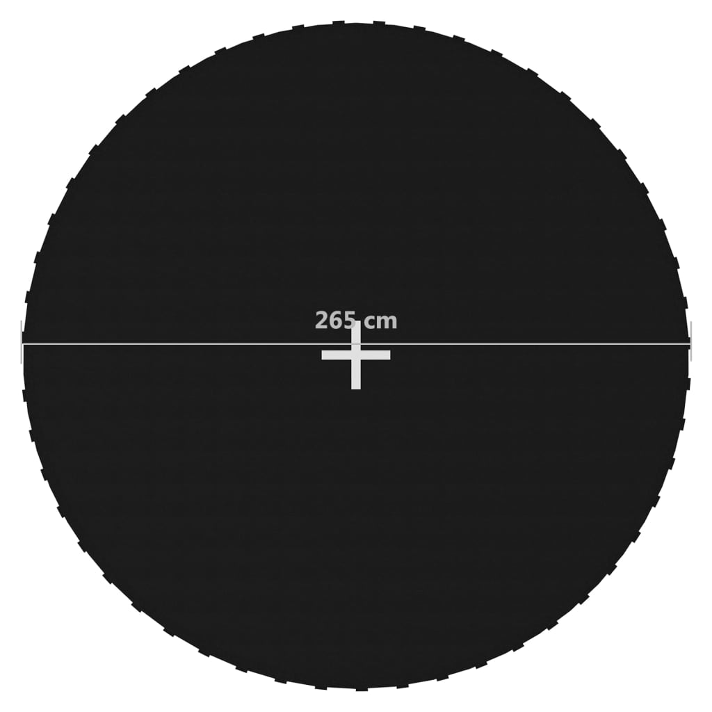 8719883835648_g_en_hd_5 vidaXL Jumping Mat Fabric Black for 10 Feet/3.05 m Round Trampoline - Image 6
