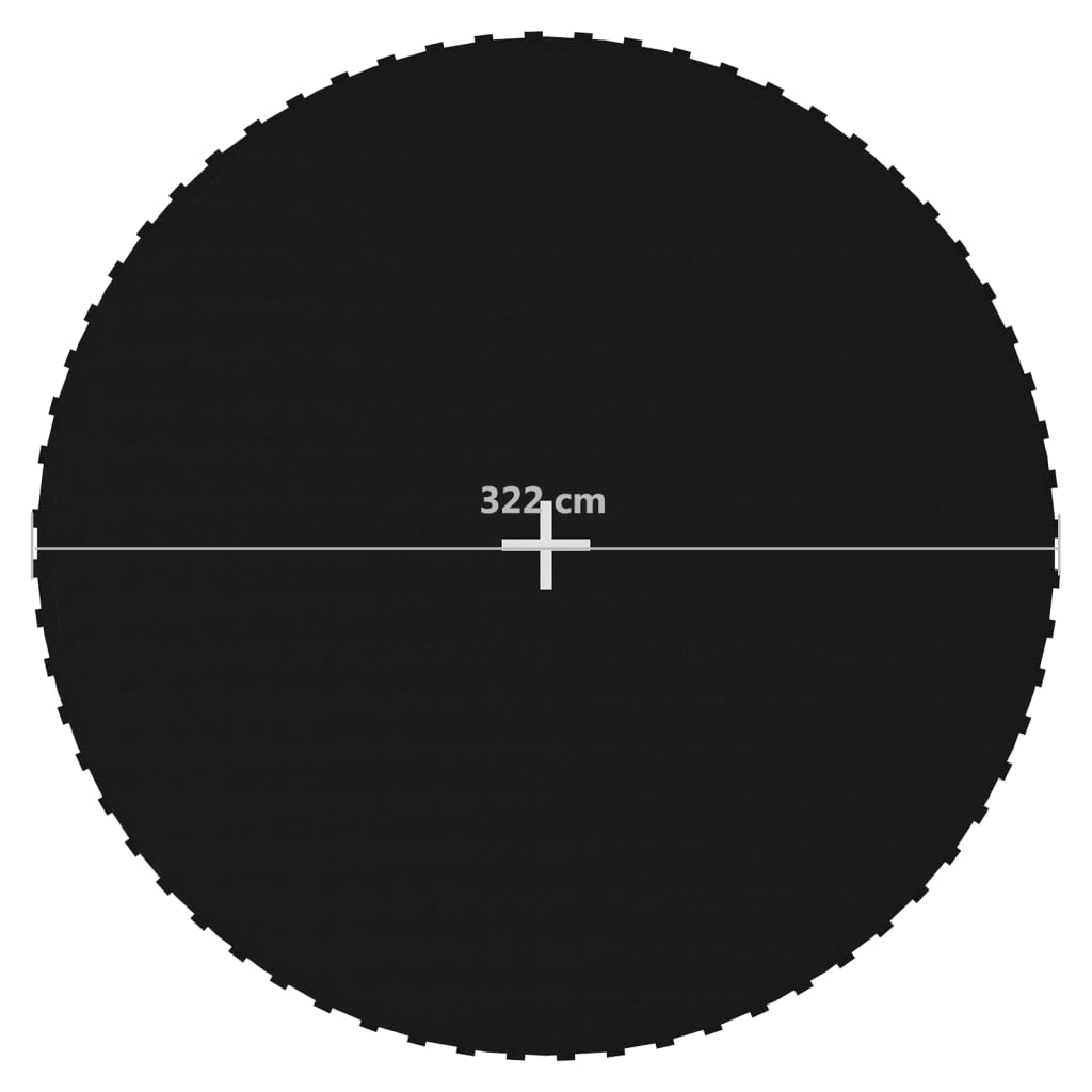 8719883835655_g_en_hd_5 vidaXL Jumping Mat Fabric Black for 12 Feet/3.66 m Round Trampoline - Image 6