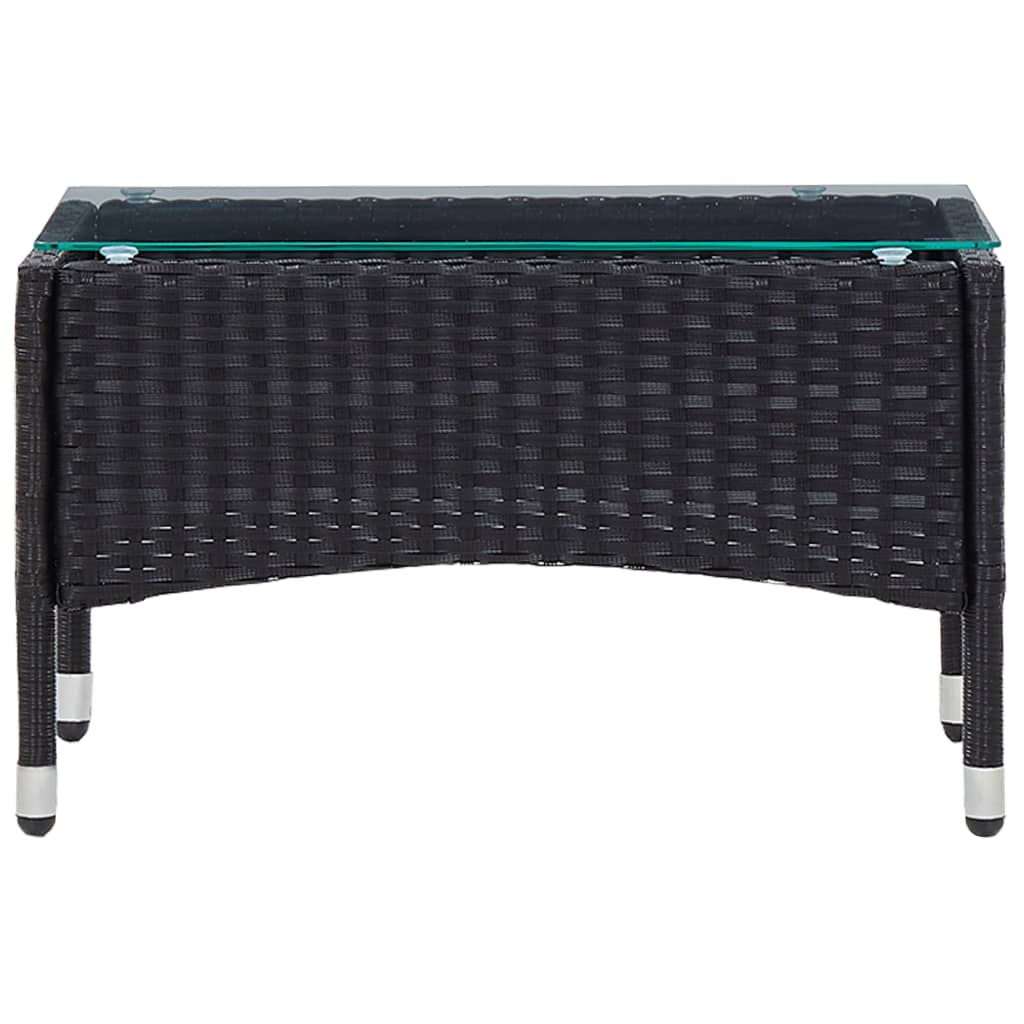8719883836072_g_en_hd_1 vidaXL Coffee Table Black 60x40x36 cm Poly Rattan - Image 2