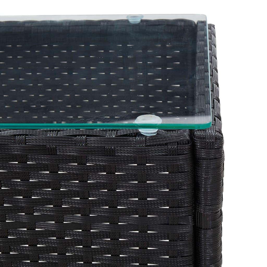 8719883836072_g_en_hd_3 vidaXL Coffee Table Black 60x40x36 cm Poly Rattan - Image 4