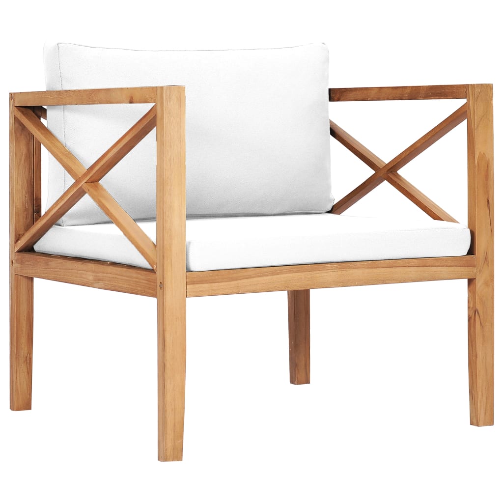 8719883853260_a_en_hd_1 vidaXL Garden Chair with Cream Cushions Solid Teak Wood - Image 1
